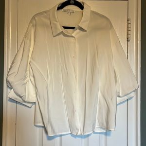 English Factory billowy white blouse